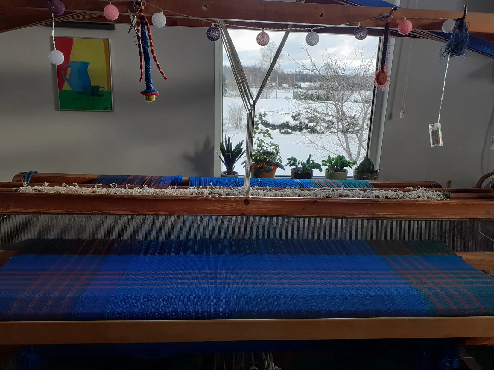 stelles ar audeklu
